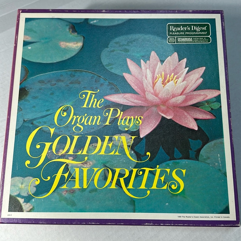 The Organ Plays Golden Favorites, 4 Record Set, Vinyl Record LP